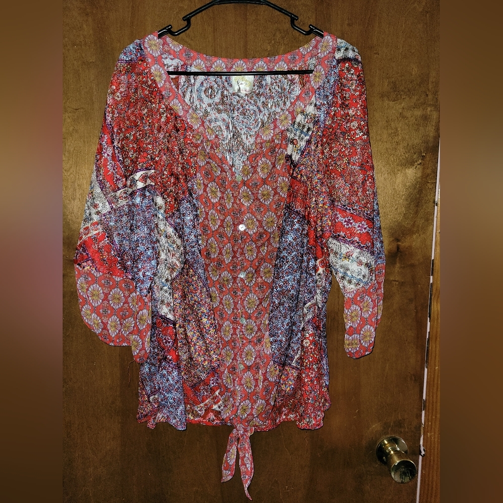 Beautiful see through lace blouse